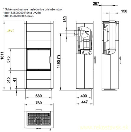 stavebnica levi schema hladky